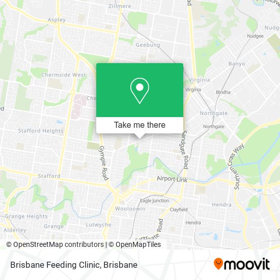 Brisbane Feeding Clinic map