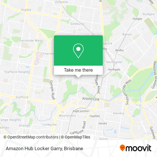 Amazon Hub Locker Garry map