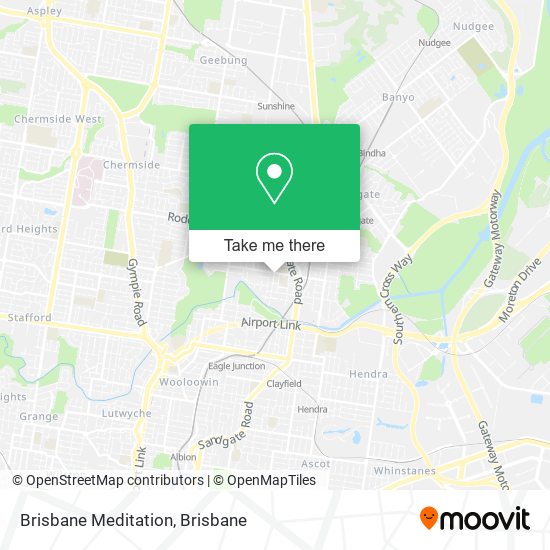 Brisbane Meditation map