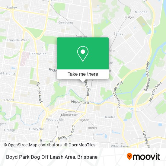 Boyd Park Dog Off Leash Area map