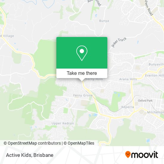 Active Kids map