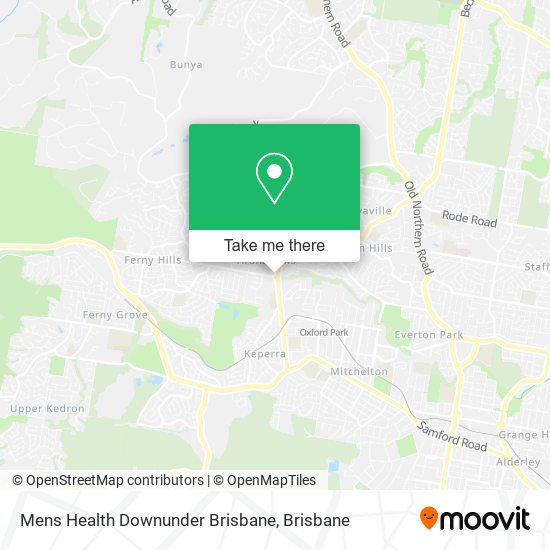 Mens Health Downunder Brisbane map