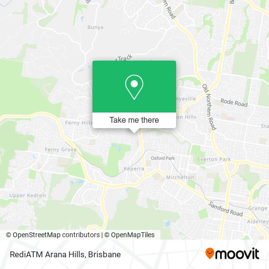 RediATM Arana Hills map
