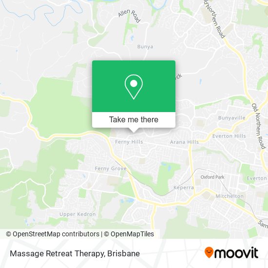 Massage Retreat Therapy map
