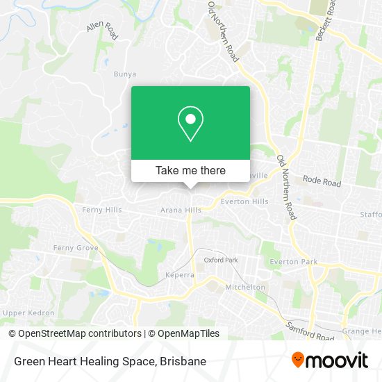 Green Heart Healing Space map