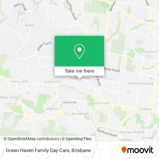 Mapa Green Haven Family Day Care