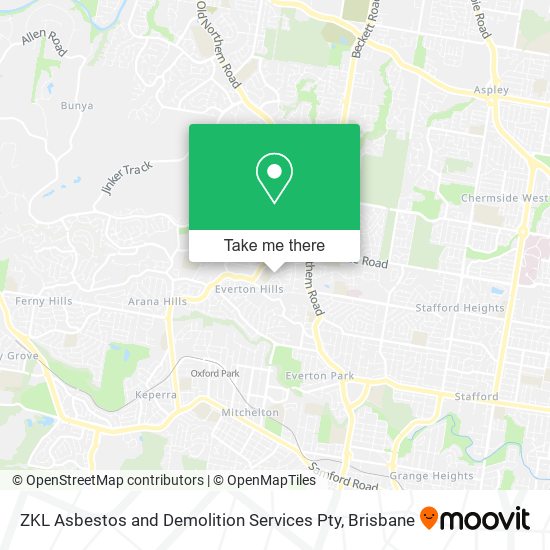 ZKL Asbestos and Demolition Services Pty map