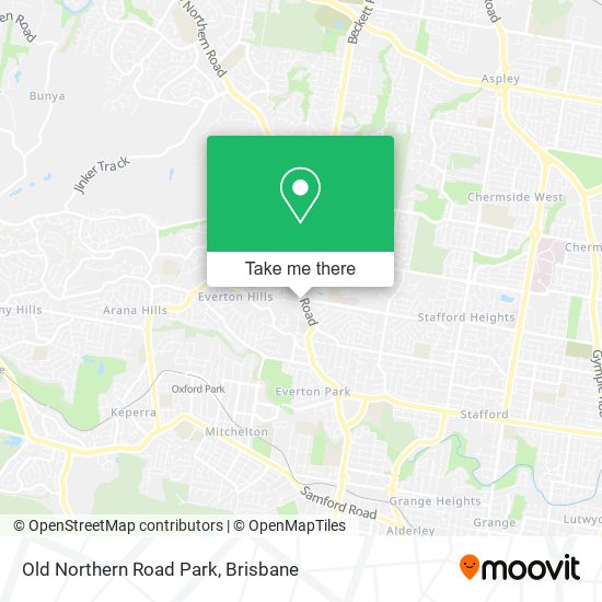 Old Northern Road Park map