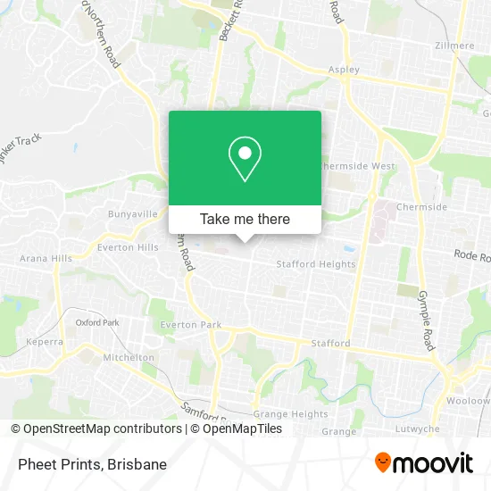 Pheet Prints map