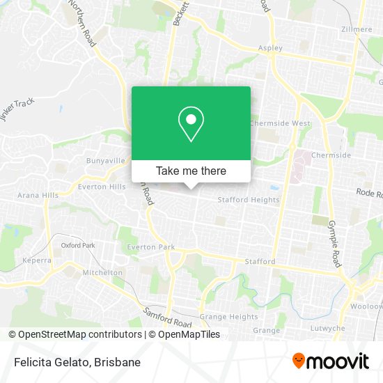 Felicita Gelato map