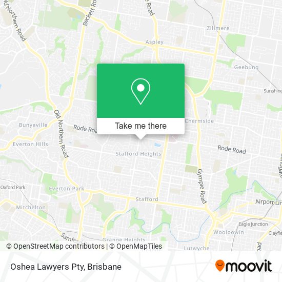 Oshea Lawyers Pty map