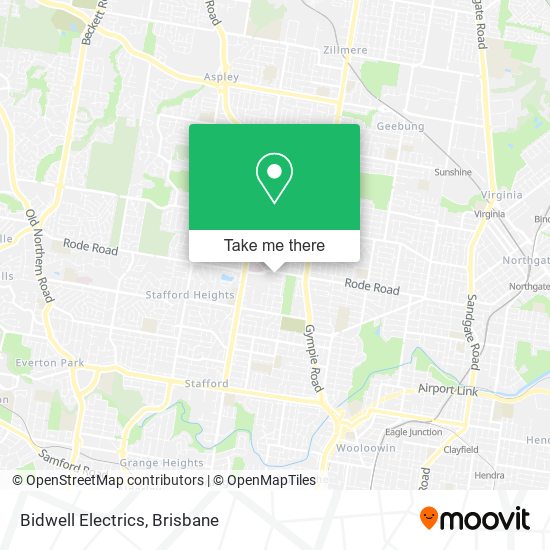 Bidwell Electrics map