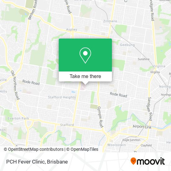 PCH Fever Clinic map