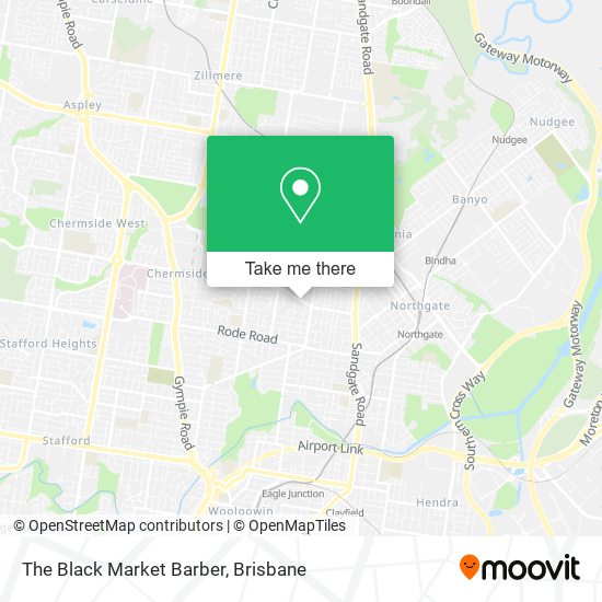 The Black Market Barber map