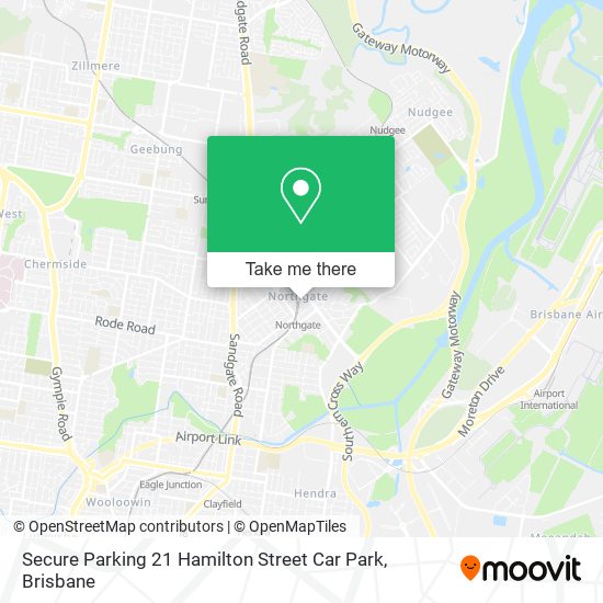 Secure Parking 21 Hamilton Street Car Park map