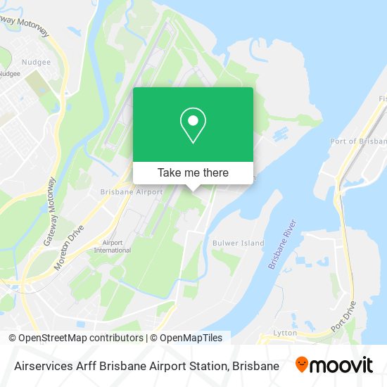 Airservices Arff Brisbane Airport Station map