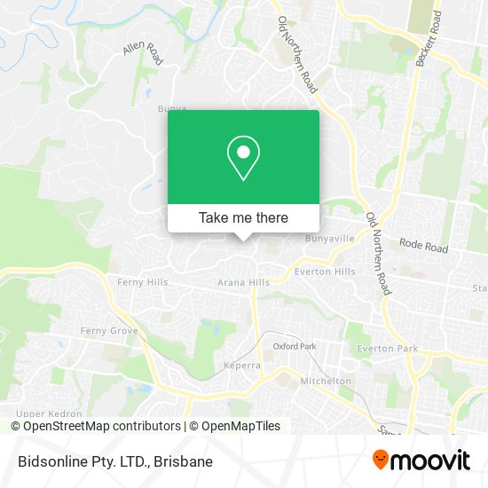 Bidsonline Pty. LTD. map