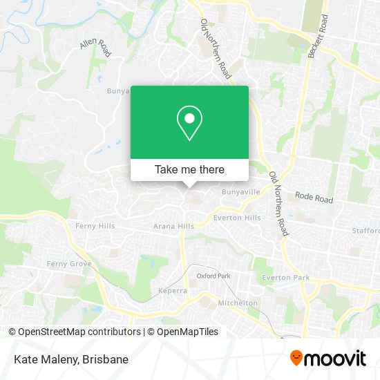 Kate Maleny map