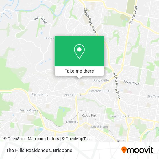 The Hills Residences map