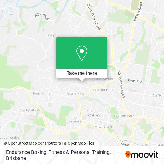 Endurance Boxing, Fitness & Personal Training map