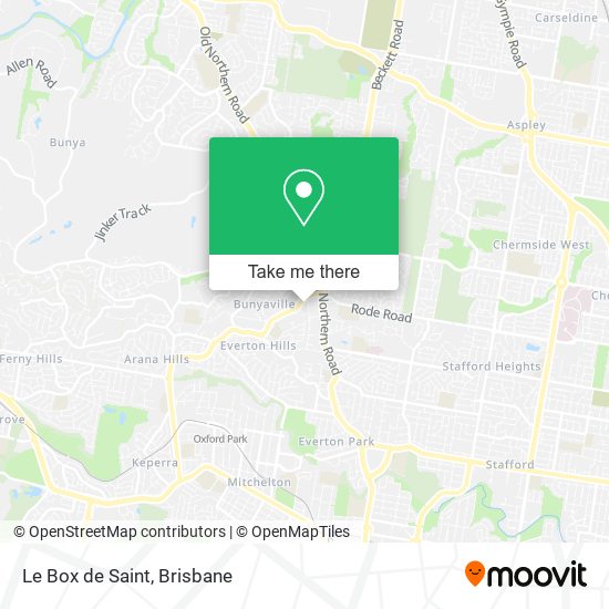 Le Box de Saint map