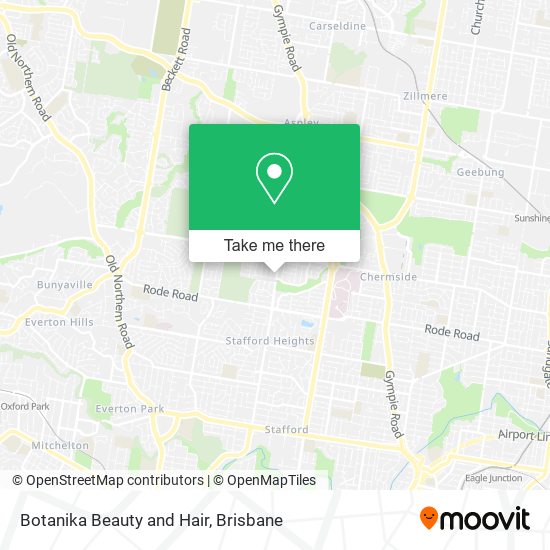 Botanika Beauty and Hair map