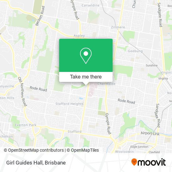 Girl Guides Hall map