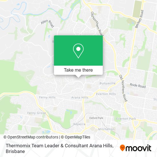 Thermomix Team Leader & Consultant Arana Hills map