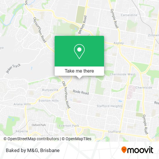 Baked by M&G map