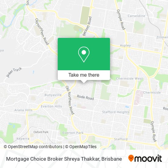 Mortgage Choice Broker Shreya Thakkar map