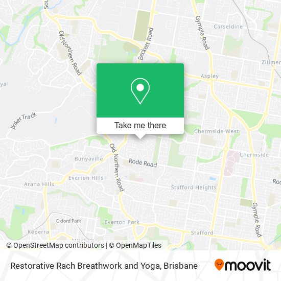 Restorative Rach Breathwork and Yoga map