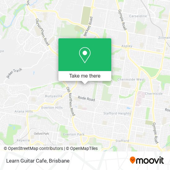 Learn Guitar Cafe map