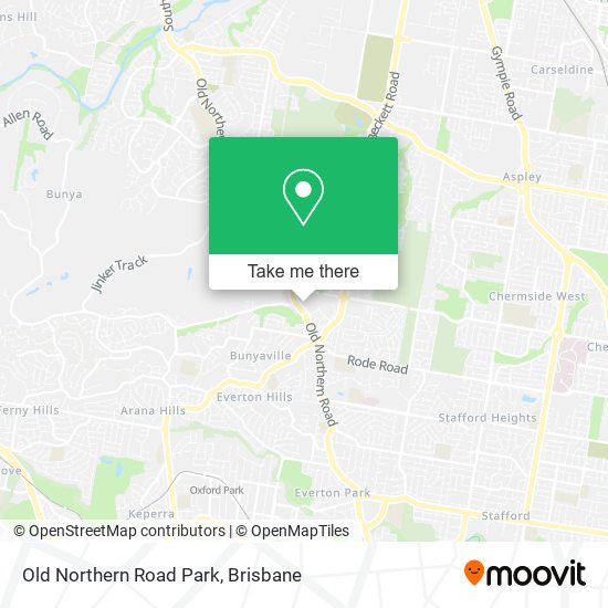 Old Northern Road Park map