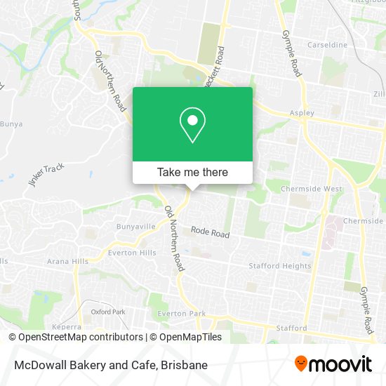 McDowall Bakery and Cafe map