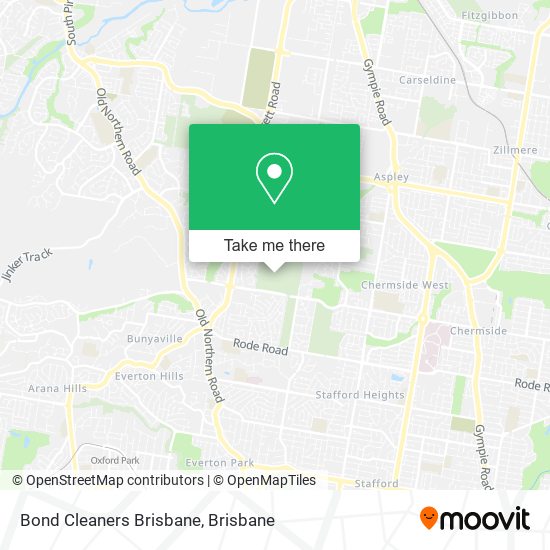 Bond Cleaners Brisbane map