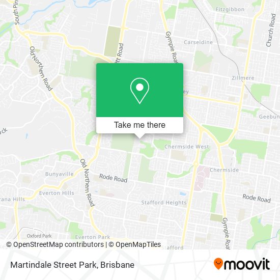 Martindale Street Park map
