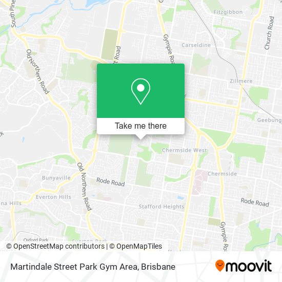 Martindale Street Park Gym Area map