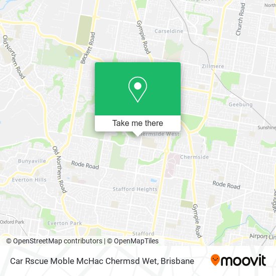 Car Rscue Moble McHac Chermsd Wet map