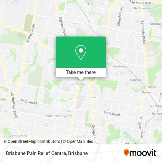 Brisbane Pain Relief Centre map