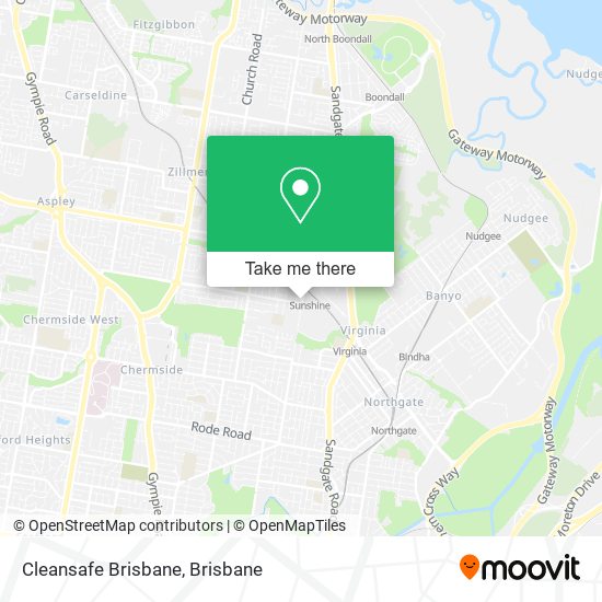 Cleansafe Brisbane map