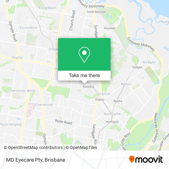 MD Eyecare Pty map