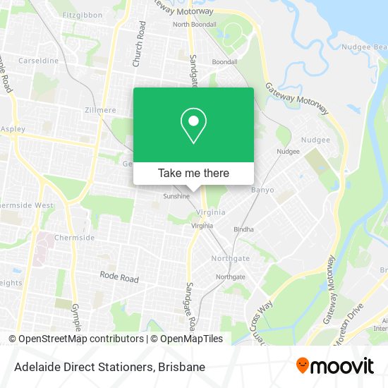 Adelaide Direct Stationers map