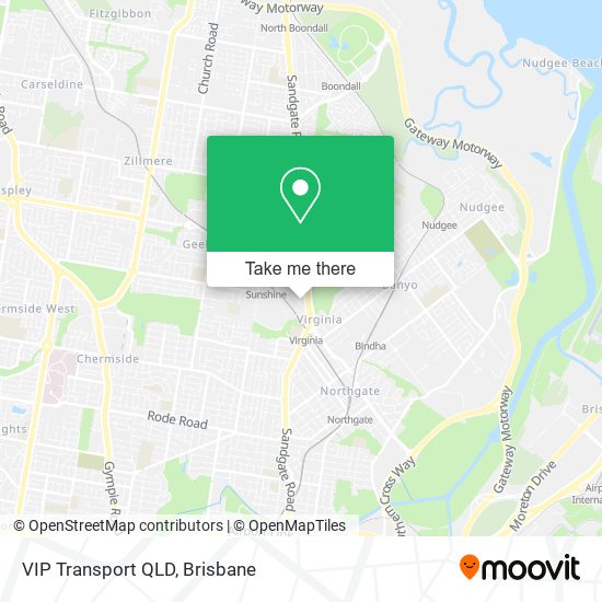 VIP Transport QLD map