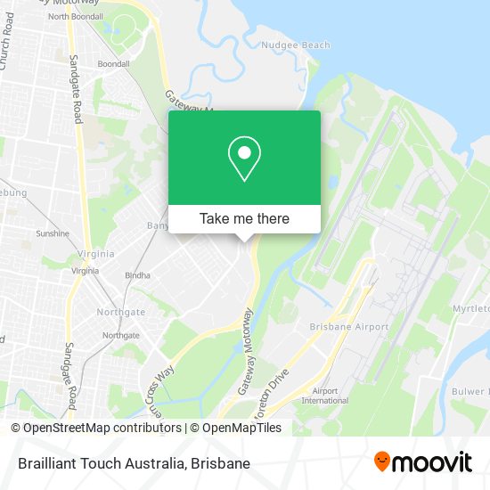 Brailliant Touch Australia map