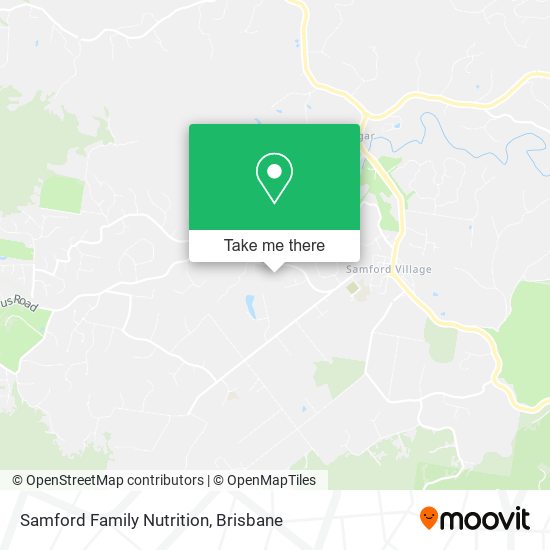 Samford Family Nutrition map