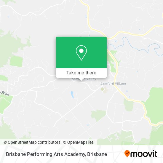 Mapa Brisbane Performing Arts Academy