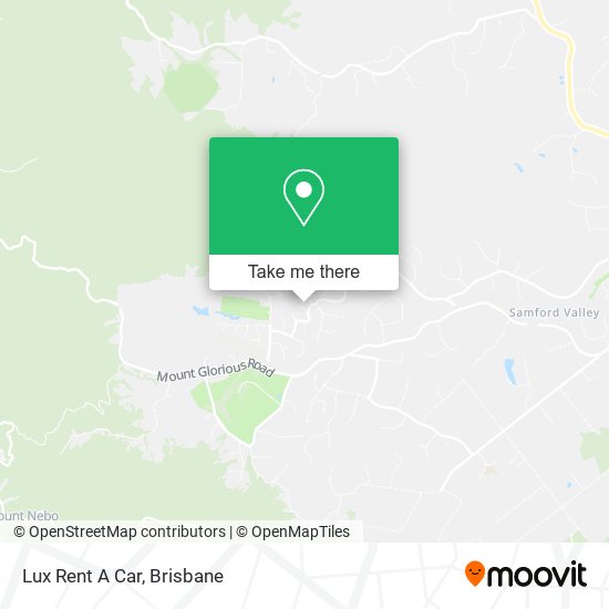 Lux Rent A Car map