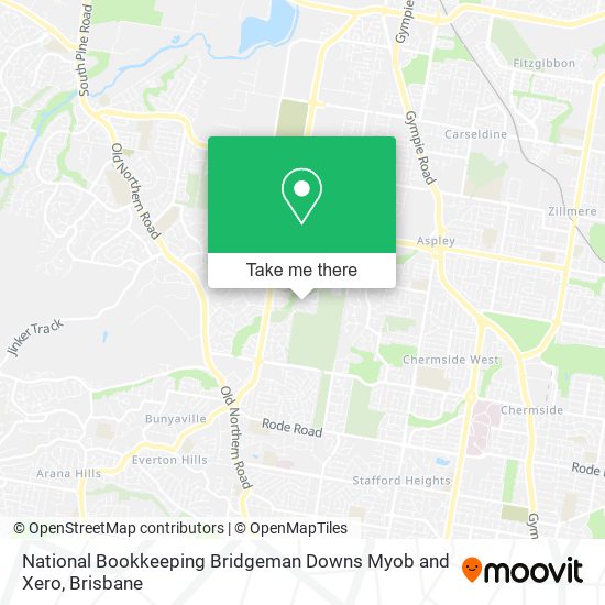 National Bookkeeping Bridgeman Downs Myob and Xero map