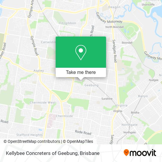 Kellybee Concreters of Geebung map