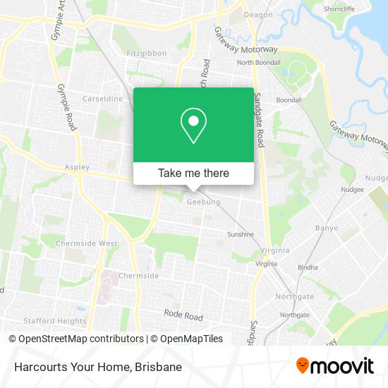 Harcourts Your Home map